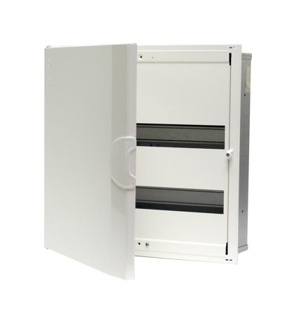 Garo NIM 28-2 Centralapparat 14 moduler/rad, med bottenlåda, infälld 2 rader, Elfördelning & strömförsörjning