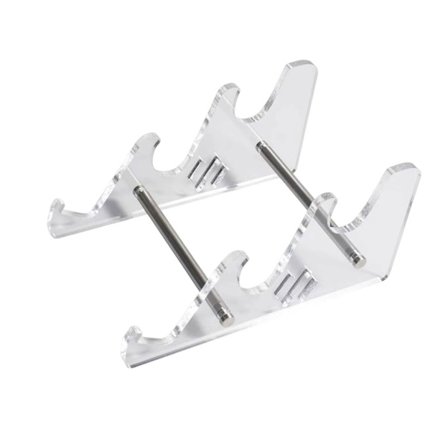 Näppäimistönäyttö Näppäimistöteline Läpinäkyvä akryylinen näppäimistöteline tietokone