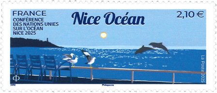 Frankrig - Nice Oceanet - Postfrisk frimærke