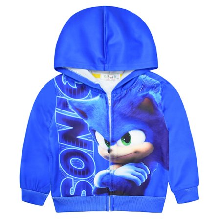 Sonic The Hedgehog Kids hettegensere Jakke med glidelås H