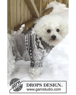 Strikkeopskrift Hundesweater - Drops Design