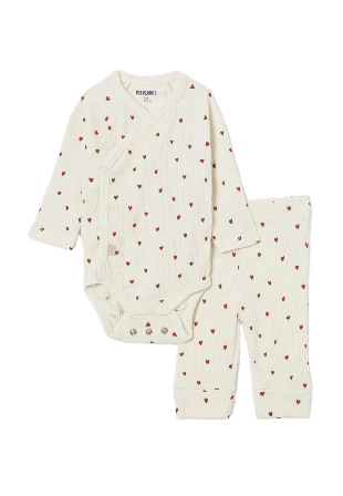 RIKIKI Ribbat set LOVE Bodies & Röd 50