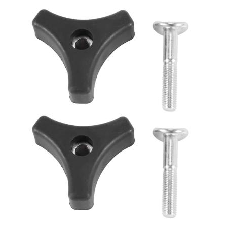 2x sort plasthåndtak knottmutterskrue for Honda gressklippermaskin