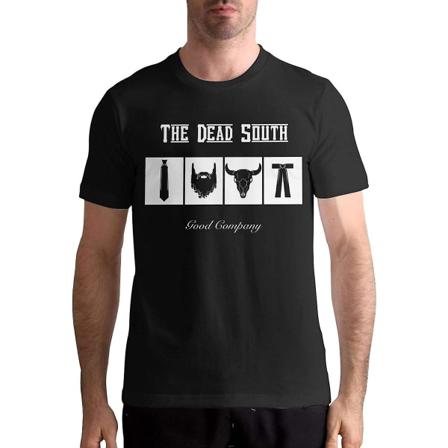 The Dead South Band T-shirt til mænd - Klassisk rund hals T-shirt i bomuld med korte ærmer S