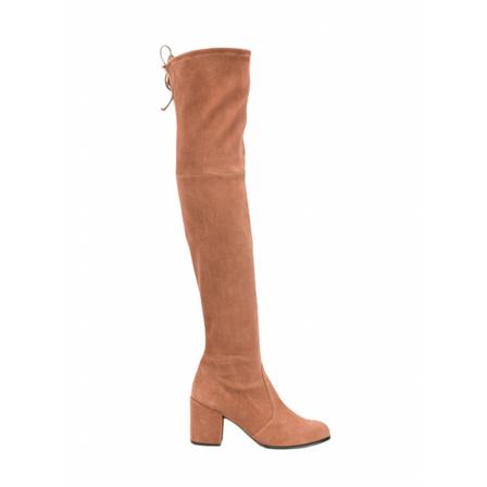 Stuart Weitzman, Over-knee Boots Beżowy, Kobieta, Rozmiar: 39 EU