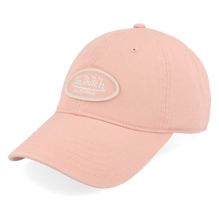 Von Dutch - Rosado unconstructed Gorra - Oval Patch Pink Dad Cap @ Hatstore
