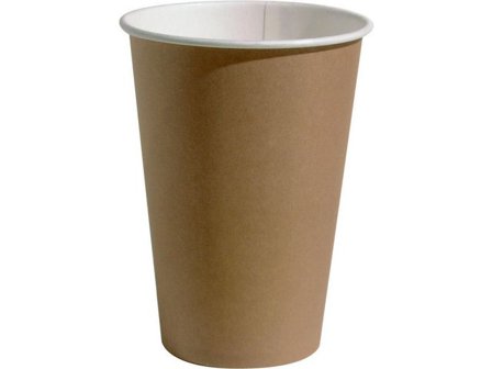 HUHTAMAKI Pappersbägare 20cl brun/vit 100/fp - Lyreco - Kök och servering - Engångsartiklar - Pappersbägare