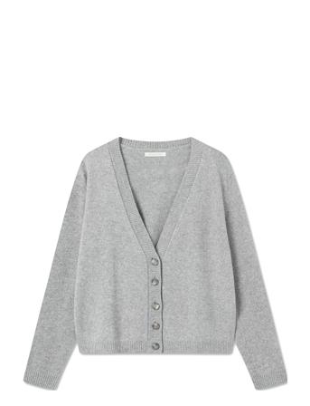 Noel Cardigan Strikkegenser Cardigan Grå STUDIO FEDER*Betinget Tilbud