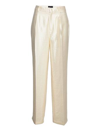 Nana Trousers Cream Gina Tricot