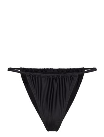 Hawaii Bikini Bottom Swimwear Bikinis Bikini Bottoms Side-tie Bikinis Musta OW Collection