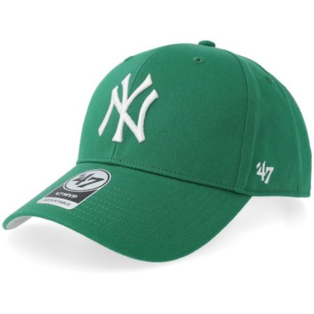 47 Brand - Verde adjustable Gorra - New York Yankees MLB Raised Basic Mvp Kelly Adjustable @ Hatstore