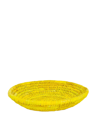 A World of Craft Palm Color Liten Brödkorg, Gul Köksförvaring Ø 20 cm