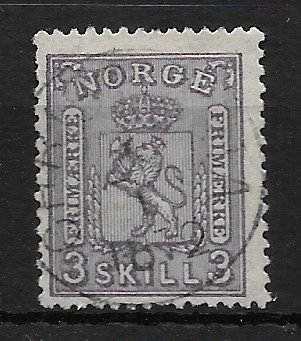 Norge 1867 - AFA 13 - Stemplet