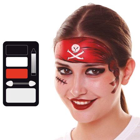 Piratpige Makeup Sæt