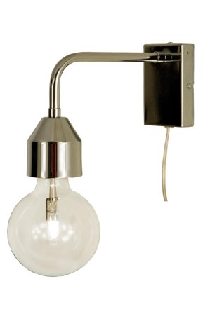Aneta Lighting FLYNN vegglampe, krom, 60W E27