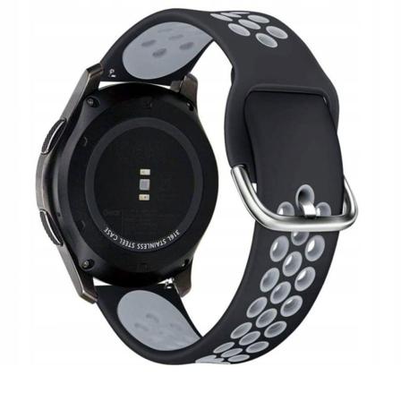 Tech-protect Galaxy Watch 3 45 Mm Armband Softband Svart/grå
