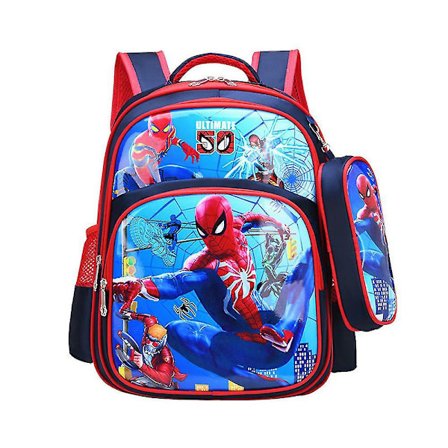 Spiderman/Frozen/Prinsess Sofia Tema Barn Ryggsäck Bokväskor Lätt Stor Kapacitet Grundskoleväska Reseryggsäck Gåvor