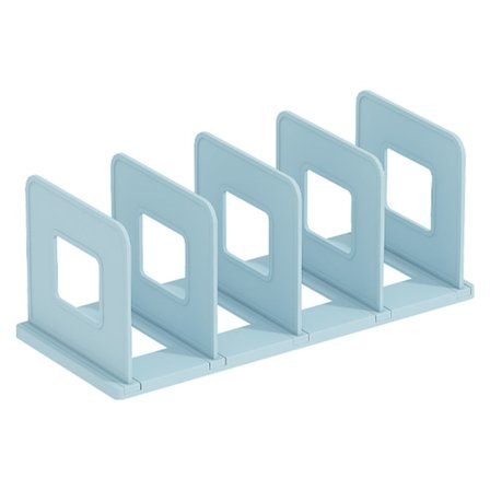 Plast bokstöd Desktop File Sorter för skolkontoret