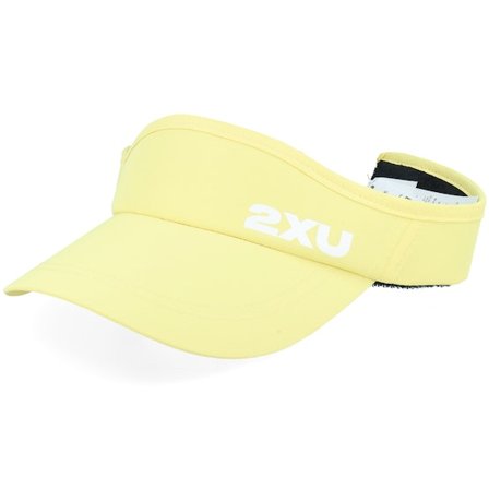2XU - Gul visor Kasket - Run Pixel Lemon/White Visor @ Hatstore