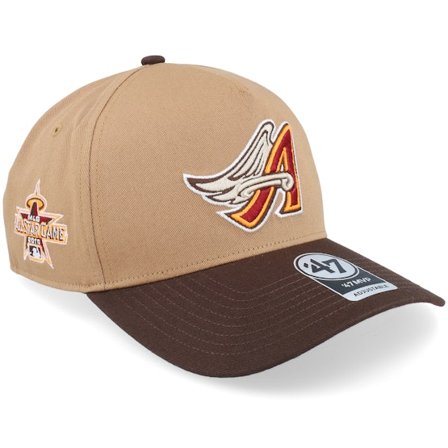 47 Brand - MLB Beige adjustable Cappellino - Hatstore Exclusive x Los Angeles Angels Coops All Star Game Sure Shot Mvp Dt Camel/Brown Adjustable @ 