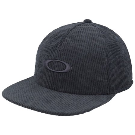 Oakley - Černá snapback Kšiltovka - Ellipse Corduroy Hat Blackout Snapback @ Hatstore