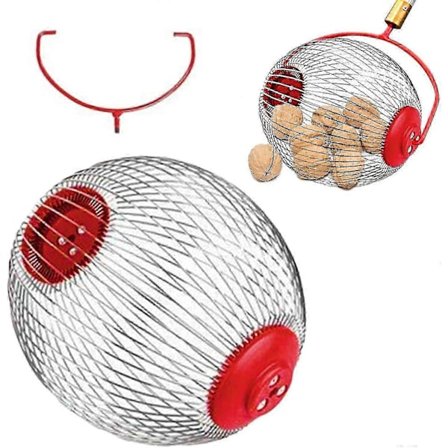 Nøddeopsamler Agernsamler - Sideåbning Dump Valnøddesamler Rulle Fyrrekoglesamler -yvan