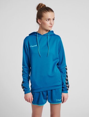 Hummel Hmlauthentic Poly Hoodie Woman - Blue - XS