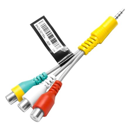 Video AV-komponentadapterkabel för Samsung TV - RCA till AV-ingångsadapter