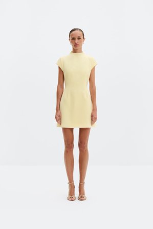 Malina - Bethanny minikleid - 48 - Light Lemon
