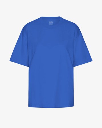 Oversized Organic T-Shirt - Sapphire Blue