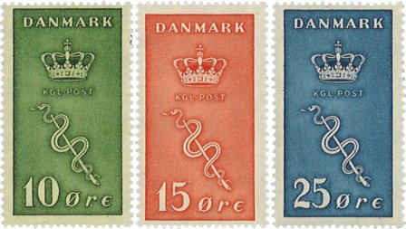 Danmark 1929 - AFA 178-180 - Ubrugt