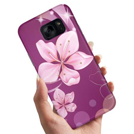 Samsung Galaxy S7 - Skal / Mobilskal Vit Blomma