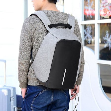 Stor Vandtæt Rygsæk Anti-Tyveri Rejse Skole USB Port