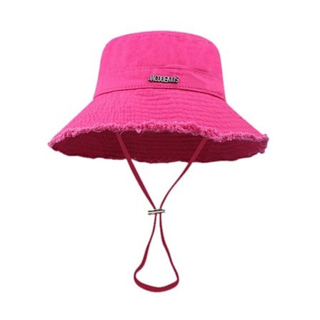 Bucket Hat Damhatt ROSA RÖD-LP-