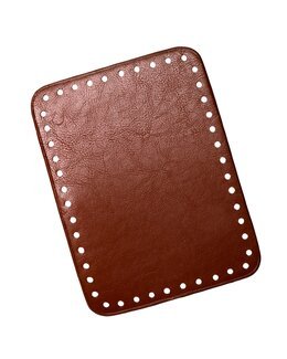 Taschenboden braun - 19x14 cm - Go Handmade