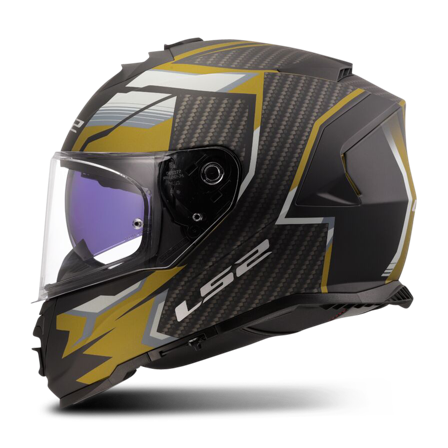 LS2 FF800 Storm II Integralhjälm Svart/Guld S