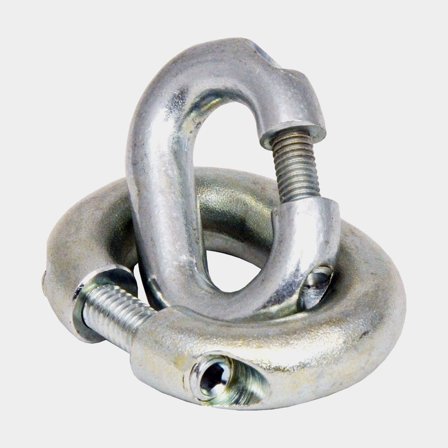 Chain link / connecting link for chain, hot-dip galvanized steel (DIN766), fits chains Ø8 mm