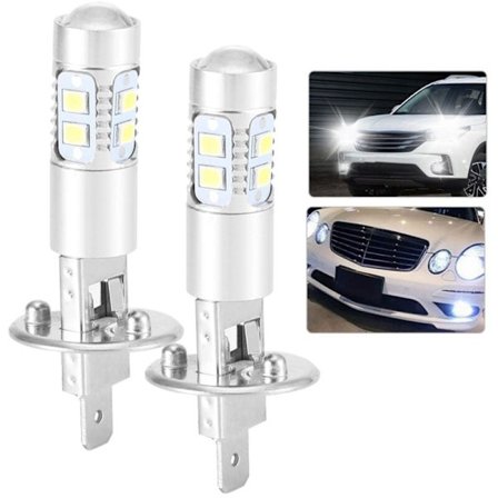 2x H1 6000K Super White 3-5W LED-polttimot Sumuvalot Ajo valosarja, DEBUNS