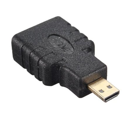 Guldpläterad Micro-HDMI till HDMI Adapter