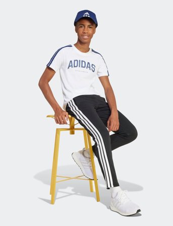adidas Sportswear J C Colleg Tee - White - 140