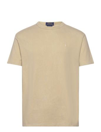Classic Fit Jersey Crewneck T-Shirt Beige Polo Ralph Lauren