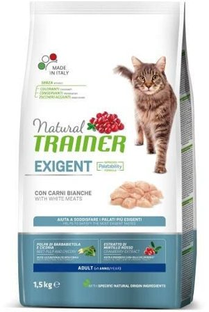 Natural Trainer Exigent Crocchette Con Carni Bianche Per Gatti