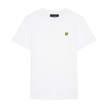 Lyle & Scott, Crew Neck Koszulka Biały, Mężczyzna, Rozmiar: M