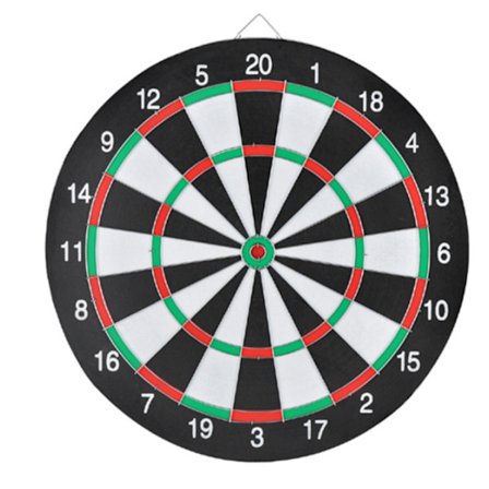Dobbeltsidet Dartboard Professionel Underholdning og Fritid Niveau Dartboard med Flyvende Nåle (12 Tommer (med 4 Markører))