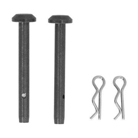 2 kpl 4 cm mustia RC-koriklipsiä, ruosteenkestäviä, tasaisempi ajo 1/18 RC-autoille