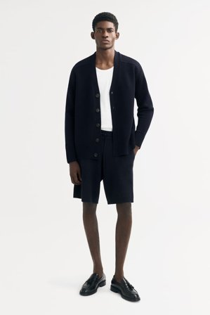 Soft Goat - Men's Shorts - Kashmirtröja herr - XXL - Navy