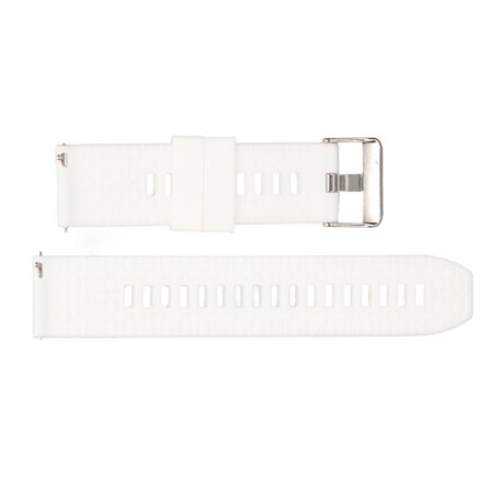 22mm Universal Snabbkoppling Silikon Klockarmband för Realme Watch 2 Vit