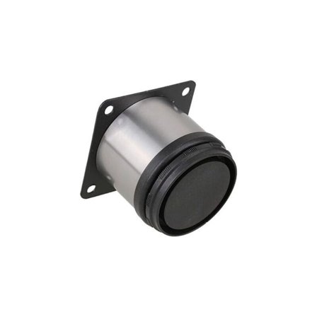 Justerbare møbelben i rustfritt stål 5 x 6 cm sølv og svart 4-pakning