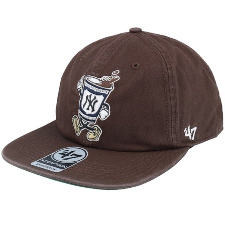 47 Brand - MLB Brun snapback Keps - New York Yankees MLB Icon 47 Tain Rl Brown Snapback @ Hatstore
