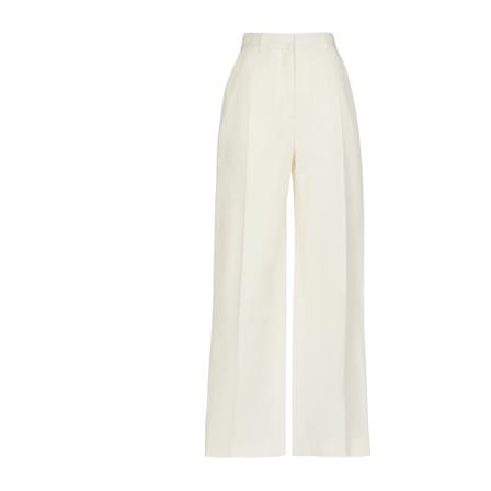 Casablanca, Wide Trousers Wit, Dames, Maat:S